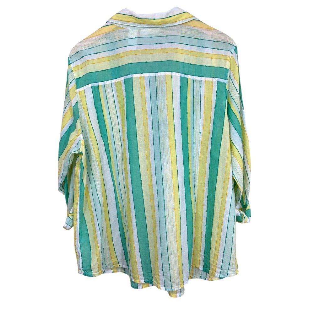 Alfred Dunner Women’s Spring Cotton blouse. Size 18W - Picture 2 of 8